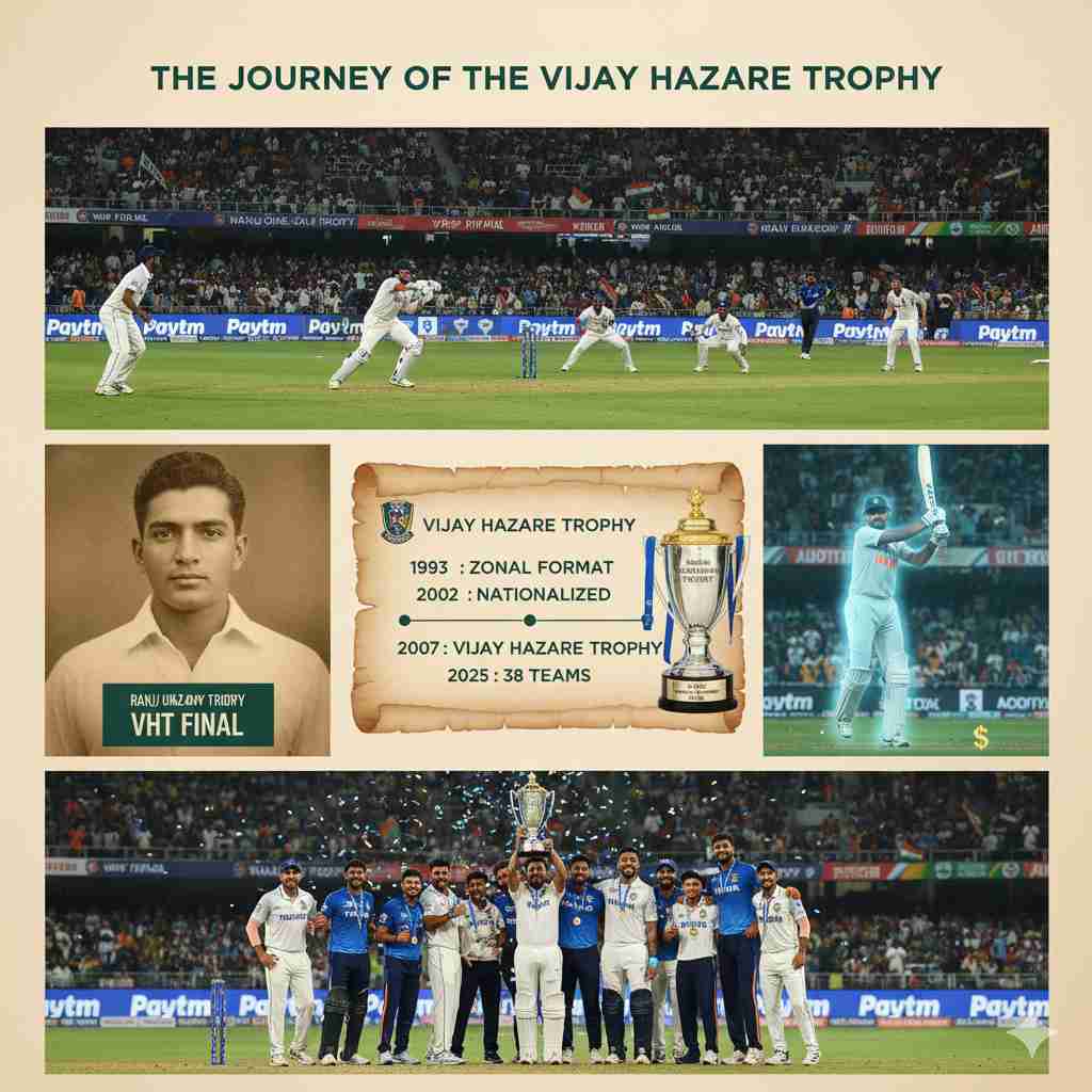 All About Vijay Hazare Trophy - History, Format, Teams & Records
